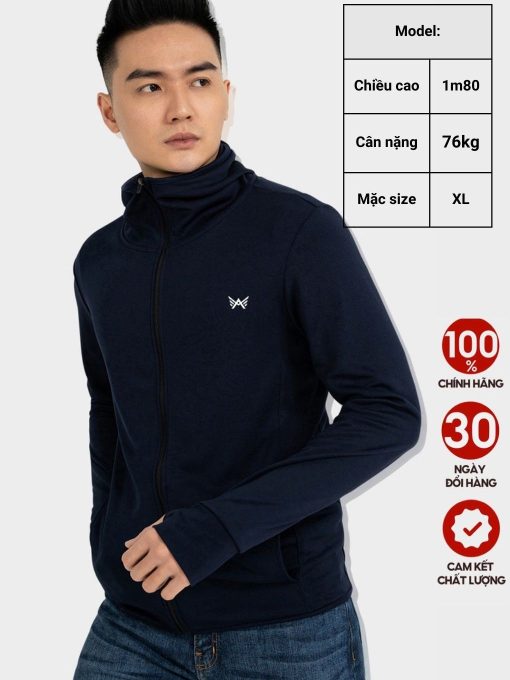 Áo khoác chống nắng nam cao cấp AVANCOMAN chống tia UV vải coolmax thông hơi thoáng khí mẫu mới 2025 - Ảnh 3