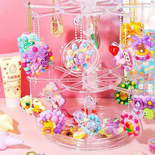 Đồ Chơi Dụng Cụ Trang Trí Kem Keo Làm Móc Chìa Khóa, Thẻ GuKa Charm Hạt 3D Sticker Đồ Chơi Tự Làm Quà Tặng DIY - Ảnh 5