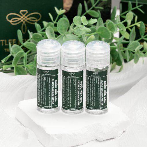 Nước rửa trang sức bạc TLEE dung dịch làm sáng bóng bạc như mới 15ml TLEE JEWELRY PK0116 - Ảnh 5