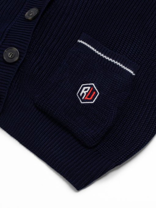 Áo Cardigan len Lucy Dark Blue - Local Brand RvR - Ảnh 5