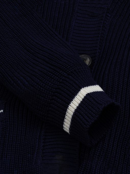 Áo Cardigan len Lucy Dark Blue - Local Brand RvR - Ảnh 3