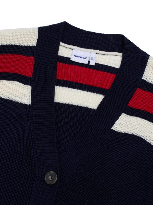 Áo Cardigan len Lucy Dark Blue - Local Brand RvR - Ảnh 4