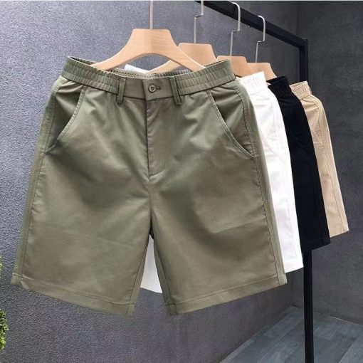 Quần short nam KAKI GIÓ cạp chun pha cúc trẻ trung - Ảnh 6