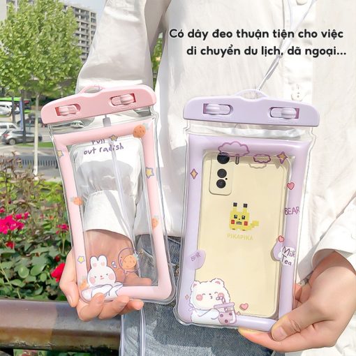 Túi Đựng Điện Thoại Chống Nước JYoohome Có Dây Đeo Bọc Điện Thoại Du Lịch Dã Ngoại Đi Xe - Ảnh 3