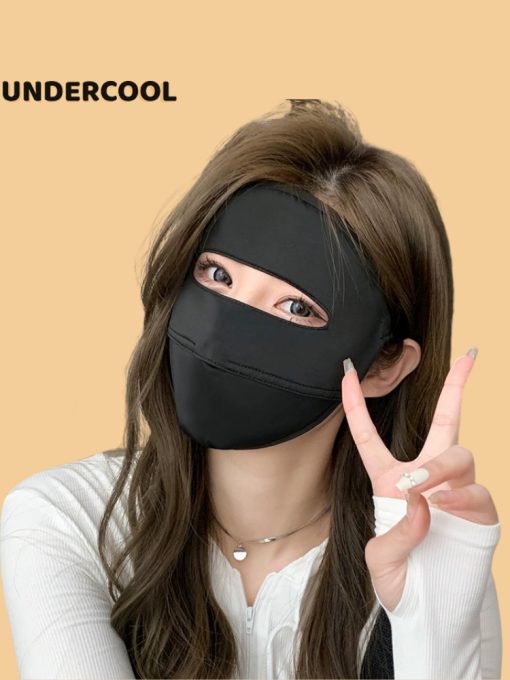 Khẩu Trang Chống Nắng Che Trán UNDERCOOL Chống Tia UV Thun Lạnh Nhiều Màu Ship Sài Gòn - Hà Nội - KT02 - Ảnh 3