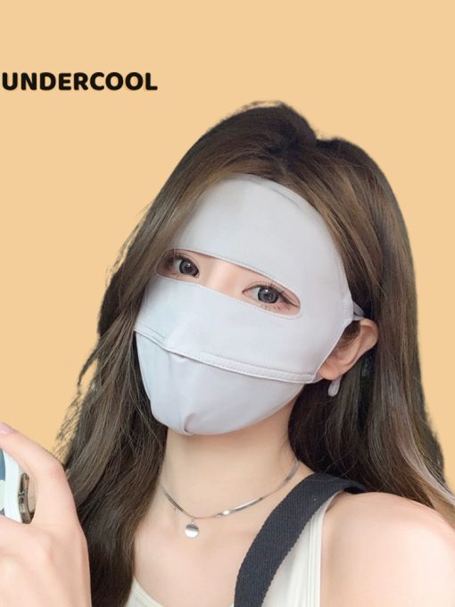 Khẩu Trang Chống Nắng Che Trán UNDERCOOL Chống Tia UV Thun Lạnh Nhiều Màu Ship Sài Gòn - Hà Nội - KT02 - Ảnh 5