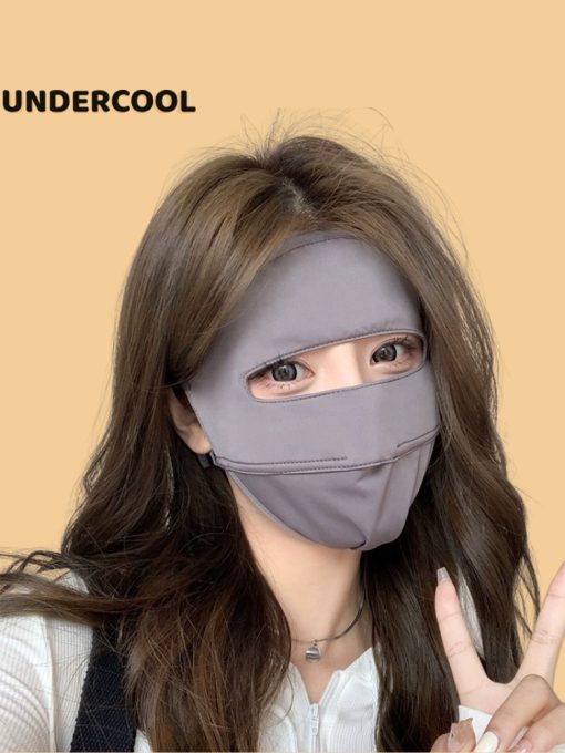 Khẩu Trang Chống Nắng Che Trán UNDERCOOL Chống Tia UV Thun Lạnh Nhiều Màu Ship Sài Gòn - Hà Nội - KT02 - Ảnh 6