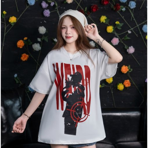 LOCAL BRAND Áo thun The Weird Phong Cách Unisex Form Rộng ATK966 - Ảnh 3