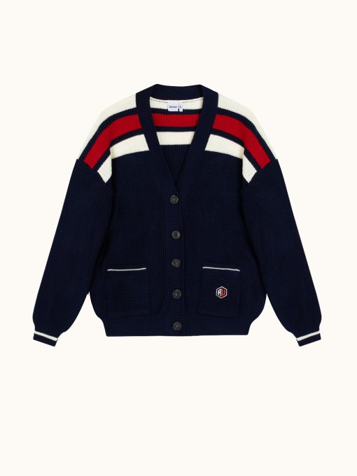 Áo Cardigan len Lucy Dark Blue - Local Brand RvR - Ảnh 2