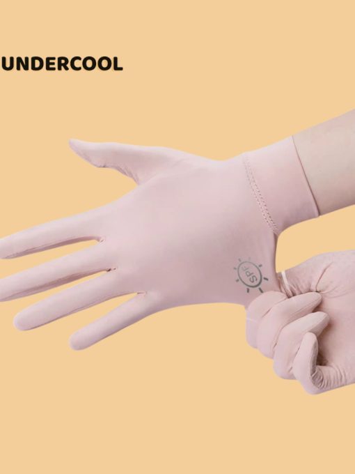 Găng Tay Ngắn Chống Nắng UNDERCOOL Hở Ngón Chống Trượt Chống Tia UV UPF50+ Nhiều Màu GT01 - Ảnh 6