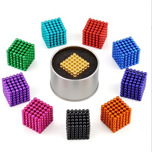 Bộ bi nam châm xếp hình 216 viên 5mm nhiều màu sắc - Ảnh 3