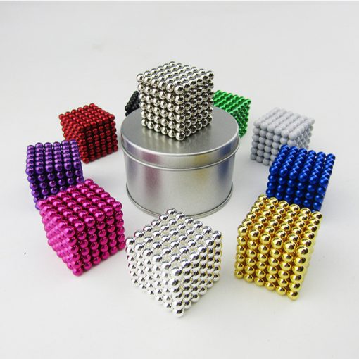 Bộ bi nam châm xếp hình 216 viên 5mm nhiều màu sắc - Ảnh 4