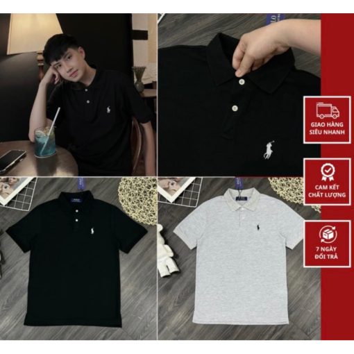 Áo Polo Nam Rap Lau Rừn Thêu Logo Cao Bồi Siêu Nét - Áo Polo Nam Nữ Rap Lau Rừn Thêu Logo Siêu Đẹp BFL - Ảnh 2