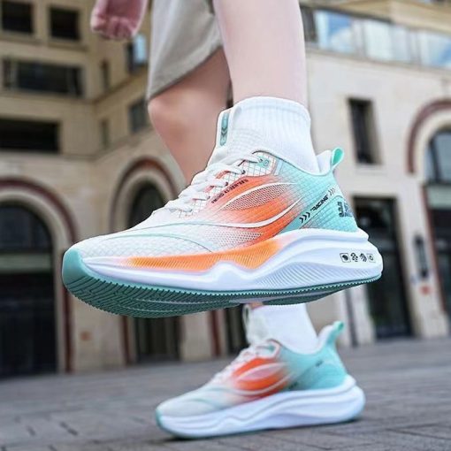 Giày thể thao nam GF69 1Z giày sneaker vải nam thoáng khí đế cao su - Ảnh 4