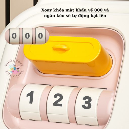 Bảng bận rộn 6 trong 1 Bộ đồ chơi busyboard phát triển tư duy, rèn luyện kỹ năng cho bé Kiddy Toys - Ảnh 4