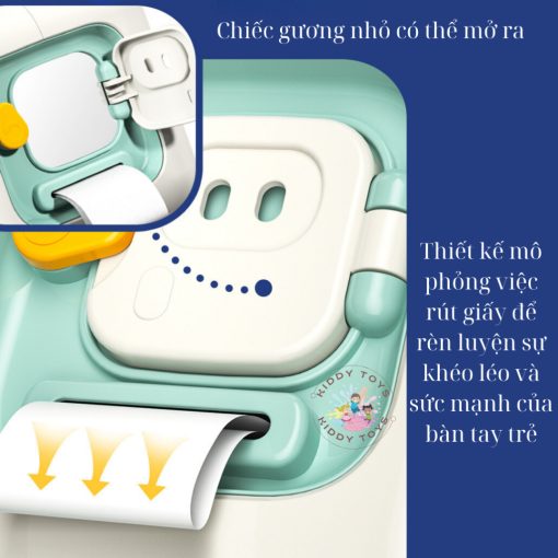Bảng bận rộn 6 trong 1 Bộ đồ chơi busyboard phát triển tư duy, rèn luyện kỹ năng cho bé Kiddy Toys - Ảnh 5