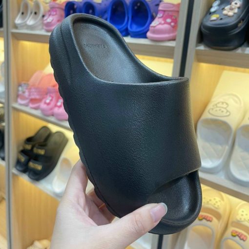 Dép bánh mì vân nhám nam nữ, dép nữ đi trong nhà trơn đế răng cưa cao 4cm [Lù store] - BM02 - Ảnh 5