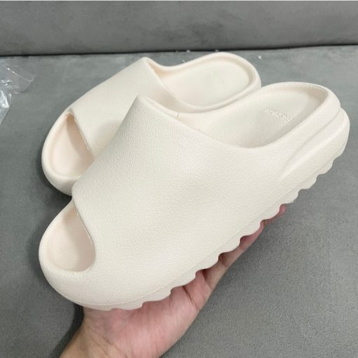 Dép bánh mì vân nhám nam nữ, dép nữ đi trong nhà trơn đế răng cưa cao 4cm [Lù store] - BM02 - Ảnh 2