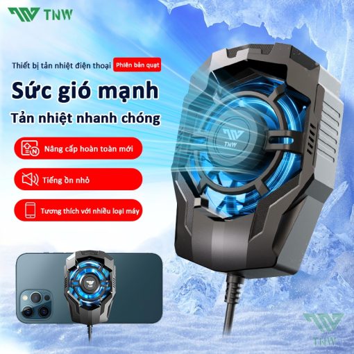 TNW F9 Quạt tản nhiệt điện thoại sò lạnh thế hệ mới làm lạnh đóng băng hỗ trợ tăng fps gaming - Ảnh 2