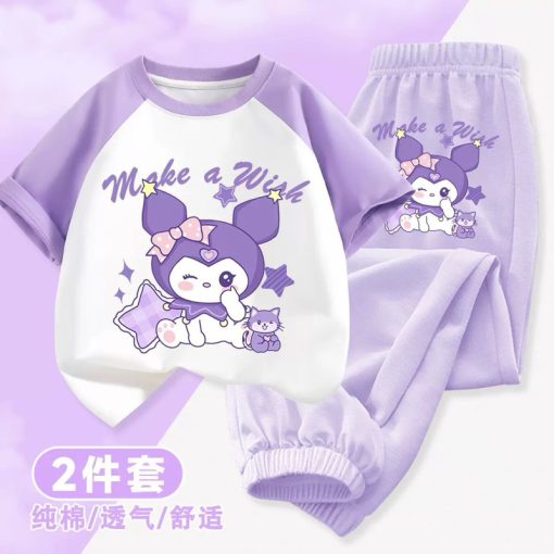 set bộ quần dài cho bé in hình dễ thương từ 14-43kg(d14) - Ảnh 2