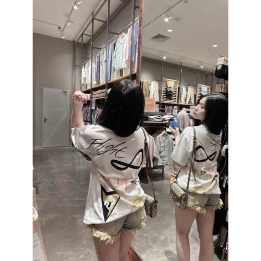 [ Mẫu Mới ] Áo Thun JD Trắng Đen Cao Cấp, Áo Phông Nam Nữ Chất Liệu Cotton 100% Định Lượng Vải 250gsm Bufalo - Ảnh 3