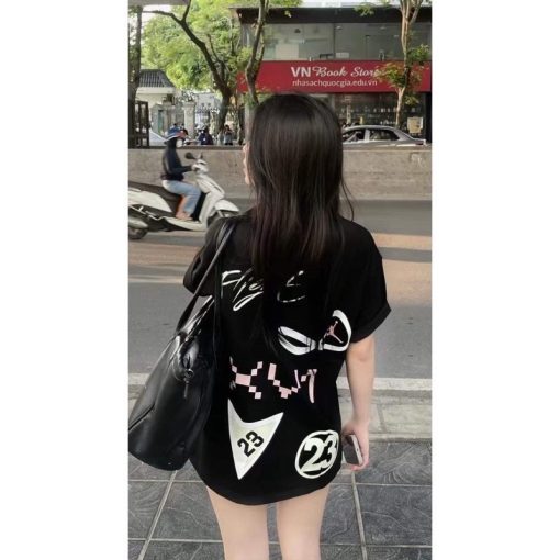 [ Mẫu Mới ] Áo Thun JD Trắng Đen Cao Cấp, Áo Phông Nam Nữ Chất Liệu Cotton 100% Định Lượng Vải 250gsm Bufalo - Ảnh 5