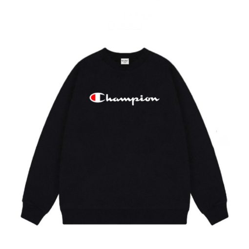 Áo Sweater Champion Nam Nữ, Áo Nỉ Cao Cấp Form Rộng Basic Trẻ Trung Cá Tính Mới Nhất 2024 Bufalo - Ảnh 2