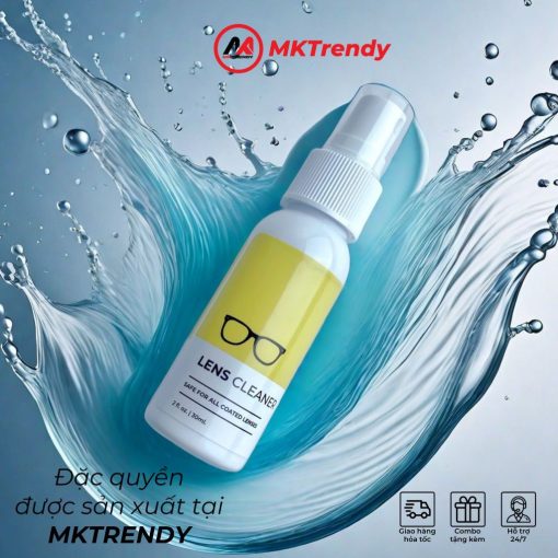 Phụ kiện mắt kính MKTRENDY nước lau kính dạng xịt đa năng làm sạch mắt kính màn hình điện thoại - Ảnh 2