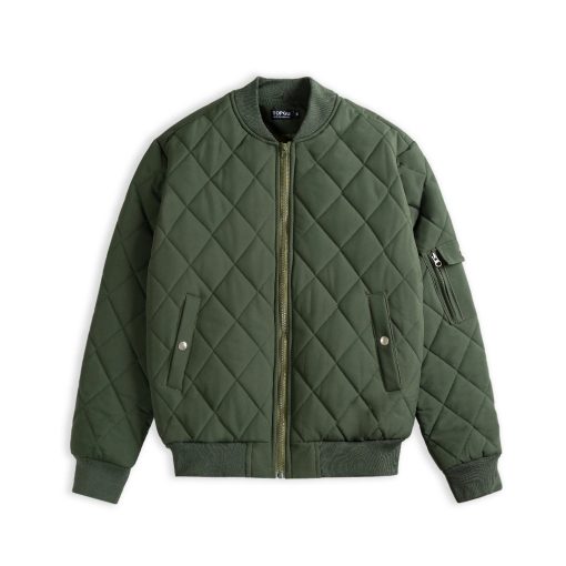 Áo khoác Bomber TRẦN TRÁM 7 TOPGU siêu đẹp, vải bông 3 lớp, dày dặn trẻ trung sang trọng Nam Jacket - Ảnh 4