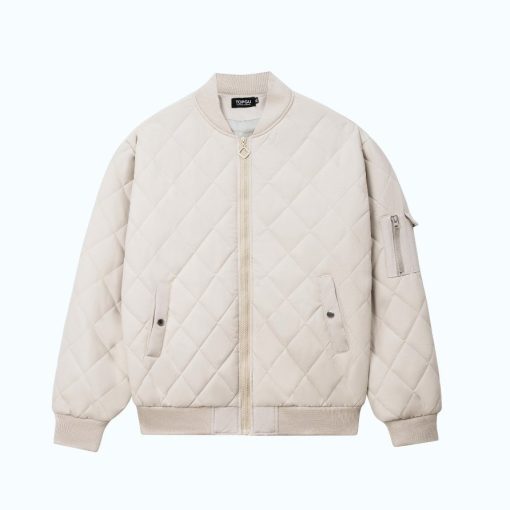 Áo khoác Bomber TRẦN TRÁM 7 TOPGU siêu đẹp, vải bông 3 lớp, dày dặn trẻ trung sang trọng Nam Jacket - Ảnh 5