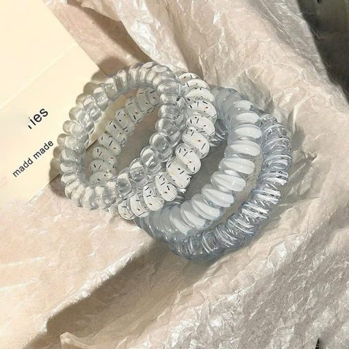 combo 4 dây buộc tóc lò xo màu sắc thanh lịch dbt15 - Ảnh 3