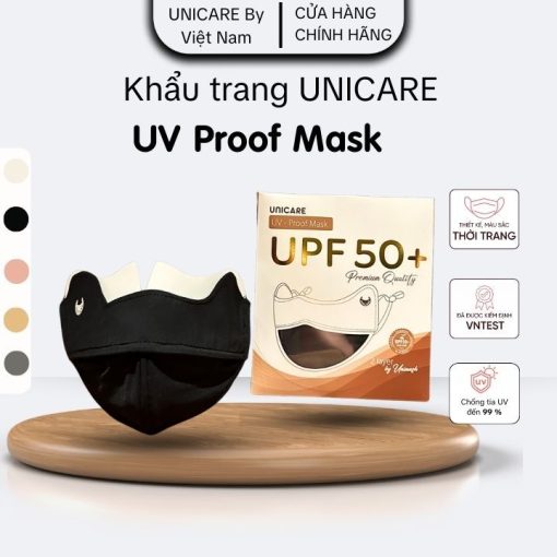 Khẩu trang chống tia UV UNICARE PROOF MASK, bảo vệ da khỏi tia UV - Hàng chính hãng - Ảnh 3