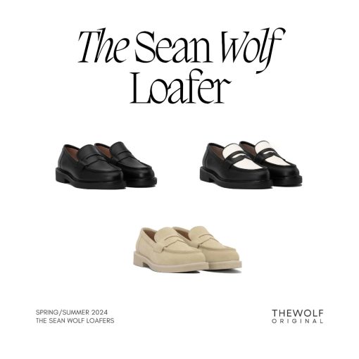 Giày Lười Nam Nữ THEWOLF SEAN PENNY LOAFER - Đen / Đen Kem / Tan - Ảnh 2