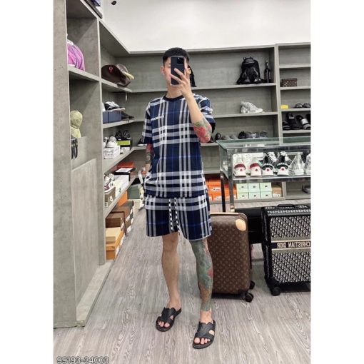 Bộ Quần Áo Nam Mùa Hè BBR Kẻ Caro Cao Cấp, Bộ Đồ Nam Ngắn Tay Mùa Hè Chất Umi Xịn Mát - Ảnh 5