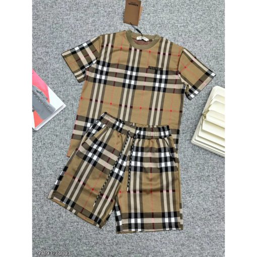 Bộ Quần Áo Nam Mùa Hè BBR Kẻ Caro Cao Cấp, Bộ Đồ Nam Ngắn Tay Mùa Hè Chất Umi Xịn Mát - Ảnh 3