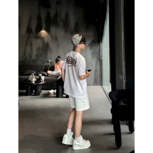 [NEW 2024] Áo Thun Chữ Xước Nam Nữ Chất Liệu Cotton 100% 250gsm Cao Cấp Thoáng Mát Mềm Mịn - Ảnh 6
