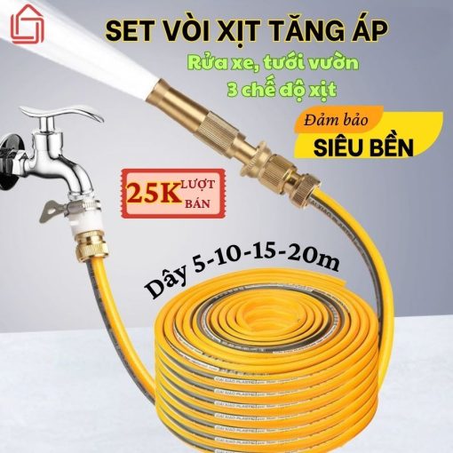 Ermo Set vòi xịt áp lực cao dành cho tưới cây rửa xe tưới vườn - Ảnh 2