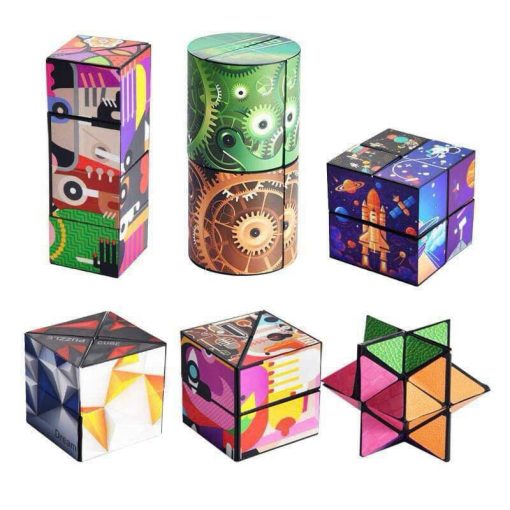 Combo 6 khối Rubik biến thể thế hệ 1 cho bé thoả sức sáng tạo, sét 6 rubik đồ chơi thông minh - Ảnh 3
