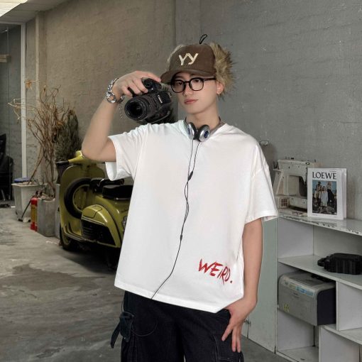LOCAL BRAND Áo thun The Weird Phong Cách Unisex Form Boxy ATK1240 - Ảnh 5