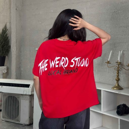 LOCAL BRAND Áo thun The Weird Phong Cách Unisex Form Boxy ATK1240 - Ảnh 4