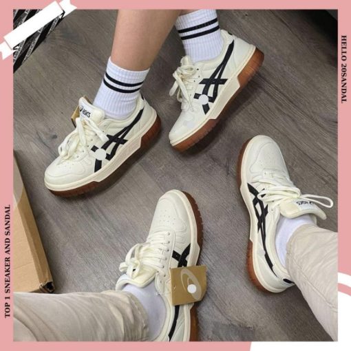 Giày Asicss Vệt Xám,Giày Asicss Phong Cách Thời Trang Dành Cho Nam Và Nữ Full Box - Ảnh 4