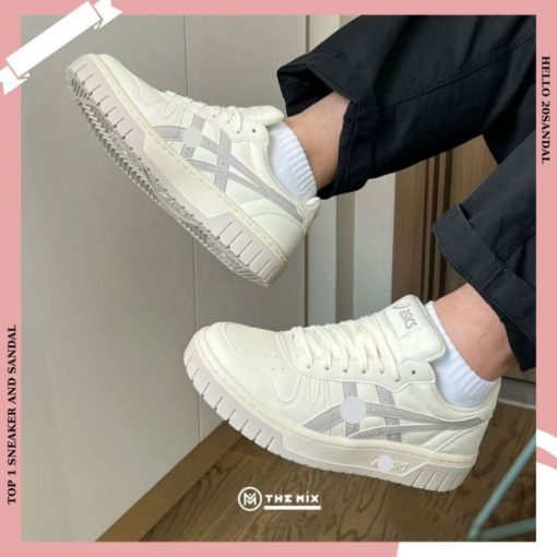 Giày Asicss Vệt Xám,Giày Asicss Phong Cách Thời Trang Dành Cho Nam Và Nữ Full Box - Ảnh 5