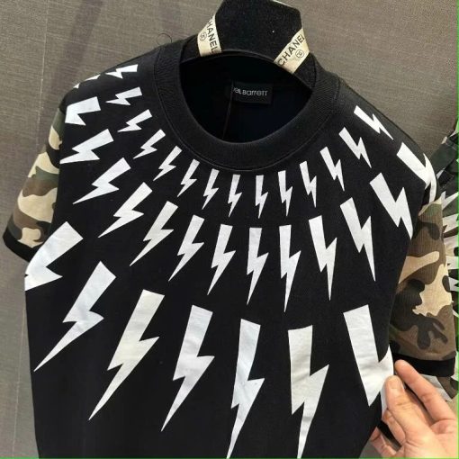 Bộ Quần Áo Nam Tia Sét  Camo  Rằn Ri ❤ Set Thể Thao Boy Phố Vải Cotton Dày Dặn Dáng Rộng Nam Nữ Chất Chơi - Ảnh 5