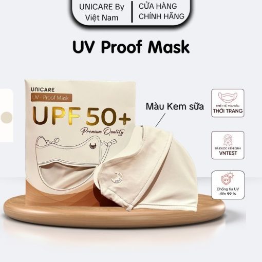 Khẩu trang chống tia UV UNICARE PROOF MASK, bảo vệ da khỏi tia UV - Hàng chính hãng - Ảnh 6