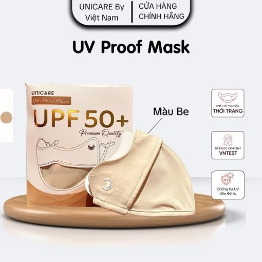 Khẩu trang chống tia UV UNICARE PROOF MASK, bảo vệ da khỏi tia UV - Hàng chính hãng - Ảnh 5