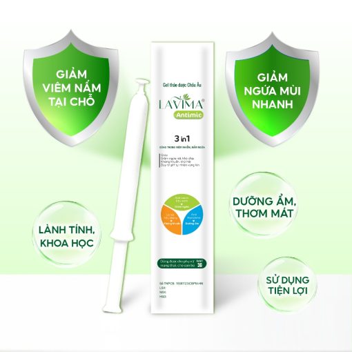 Gel Phụ Khoa Nữ (Đũa Thần Inner) Lavima Antimic Thảo Dược Giảm Viêm Nấm Ngứa Dạng Bút 3g - Ảnh 3