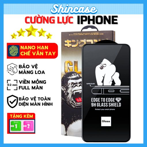 Kính Cường Lực iPhone KK 4D Cao Cấp Full Màn Cho iPhone 6/6s/7/8/Plus/X/XS/XR/11/12/13/14/15/16/Pro/Max/Mini - Ảnh 2