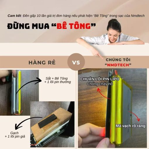 Sạc Dự Phòng 50000mah sạc nhanh pd120w/20w trong suốt tích hợp 4 dây sạc tích hợp đèn led chiếu sáng - Ảnh 5