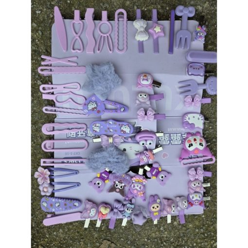 Set 50 Kẹp Tóc Dễ Thương Cô Gái Ngọt Ngào Trái Tim Kẹp Phim Hoạt Hình Nhật Bản Mới 2024 (Tuyển Sỉ) [FREESHIP] - Ảnh 3