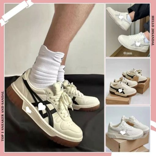 Giày Asicss Vệt Xám,Giày Asicss Phong Cách Thời Trang Dành Cho Nam Và Nữ Full Box - Ảnh 2